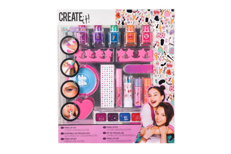 CREATE IT! Makeup Set Color Changing/Glitter Box