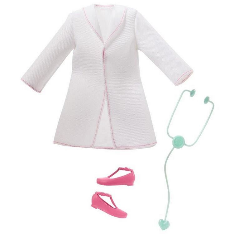 Poupée Barbie Docteur, Brune avec Blouse de Médecin