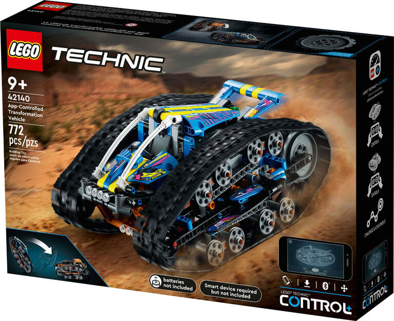 LEGO Technic Le véhicule transformable téléguidé par application 42140 (772 pièces)