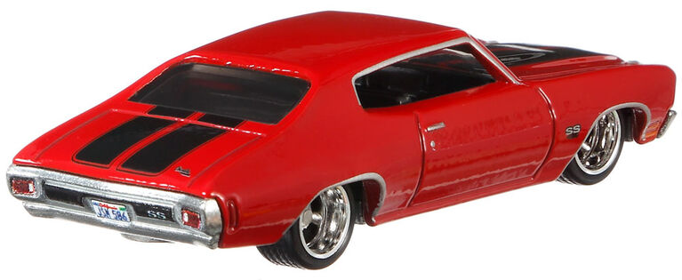 Hot Wheels - Véhicule 1970 Chevelle SS - Rouge.