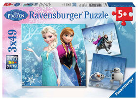 Ravensburger - Disney La Reine Des Neiges - Aventures au pays des neiges casse-têtes 3 x 49pc