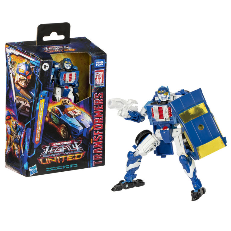 Transformers Legacy United Deluxe Class Robots in Disguise 2001 Universe Autobot Side Burn Action Figure