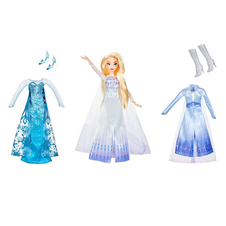 Disney Frozen Elsa's Style Set Fashion Doll With 3 Dresses - R Exclusive