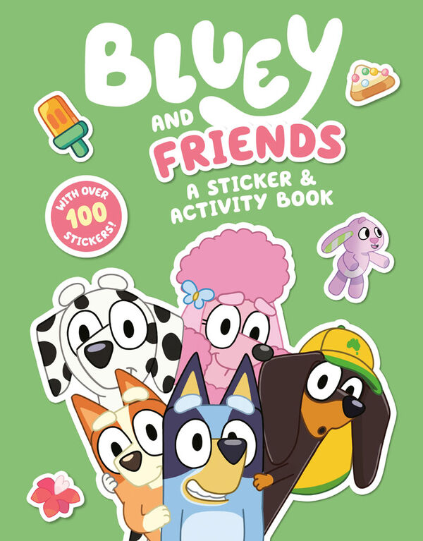 Bluey and Friends: A Sticker & Activity Book - Édition anglaise