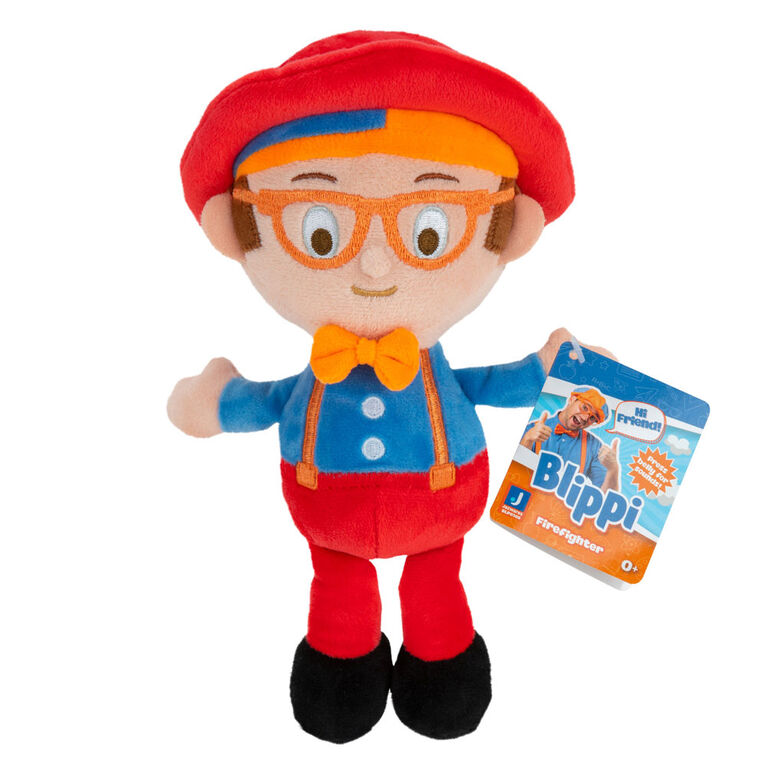 Petite peluche vedette Blippi avec sons - Pompier