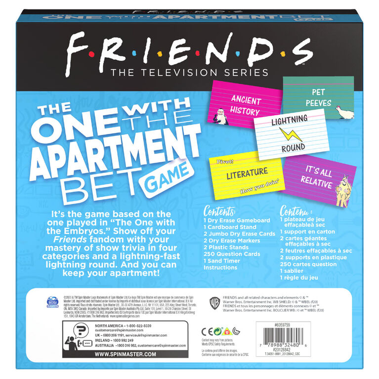 Friends, Jeu de société The One with the Apartment Bet