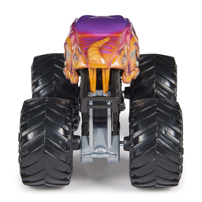 Monster Jam, Official Velociraptor Monster Truck, Die-Cast Vehicle, 1:64 Scale