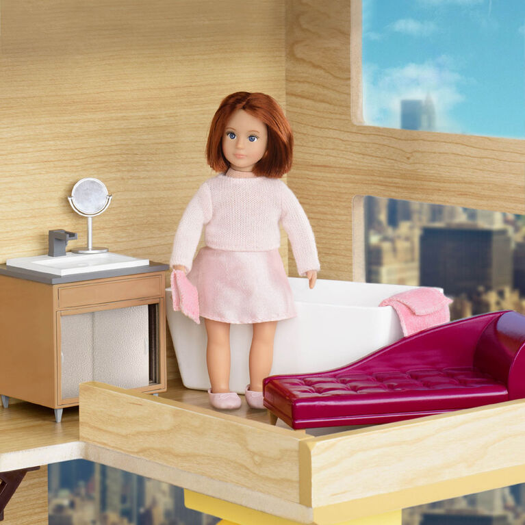 Lori, Luxury Bathroom Set, Furniture Set for 6-inch Dolls