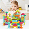 Mima Toys - Animal Squeeze And Wooden Blocks
