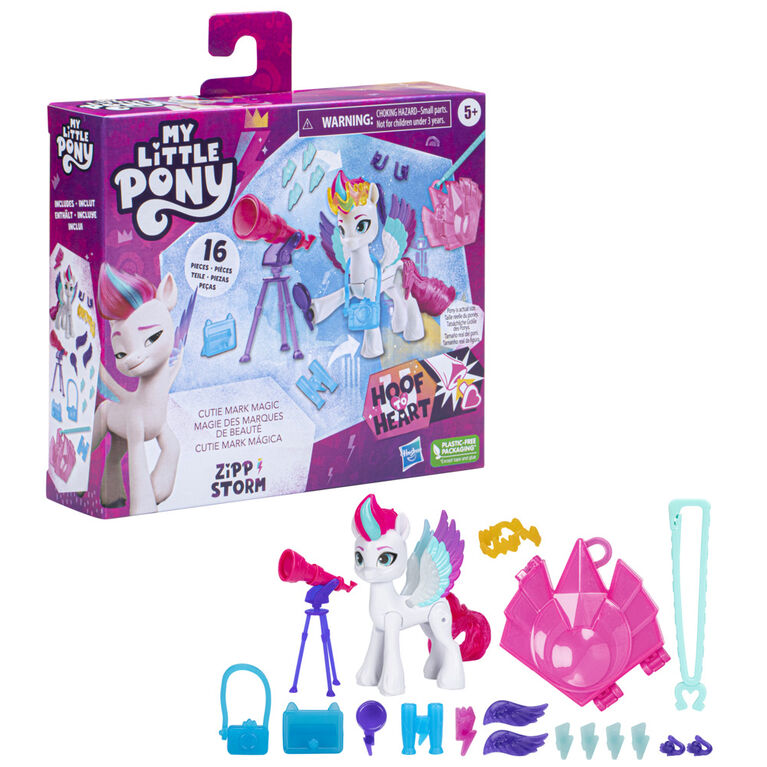 My Little Pony: Make Your Mark Toy Cutie Mark Magic Zipp Storm - 3-Inch Hoof to Heart Pony