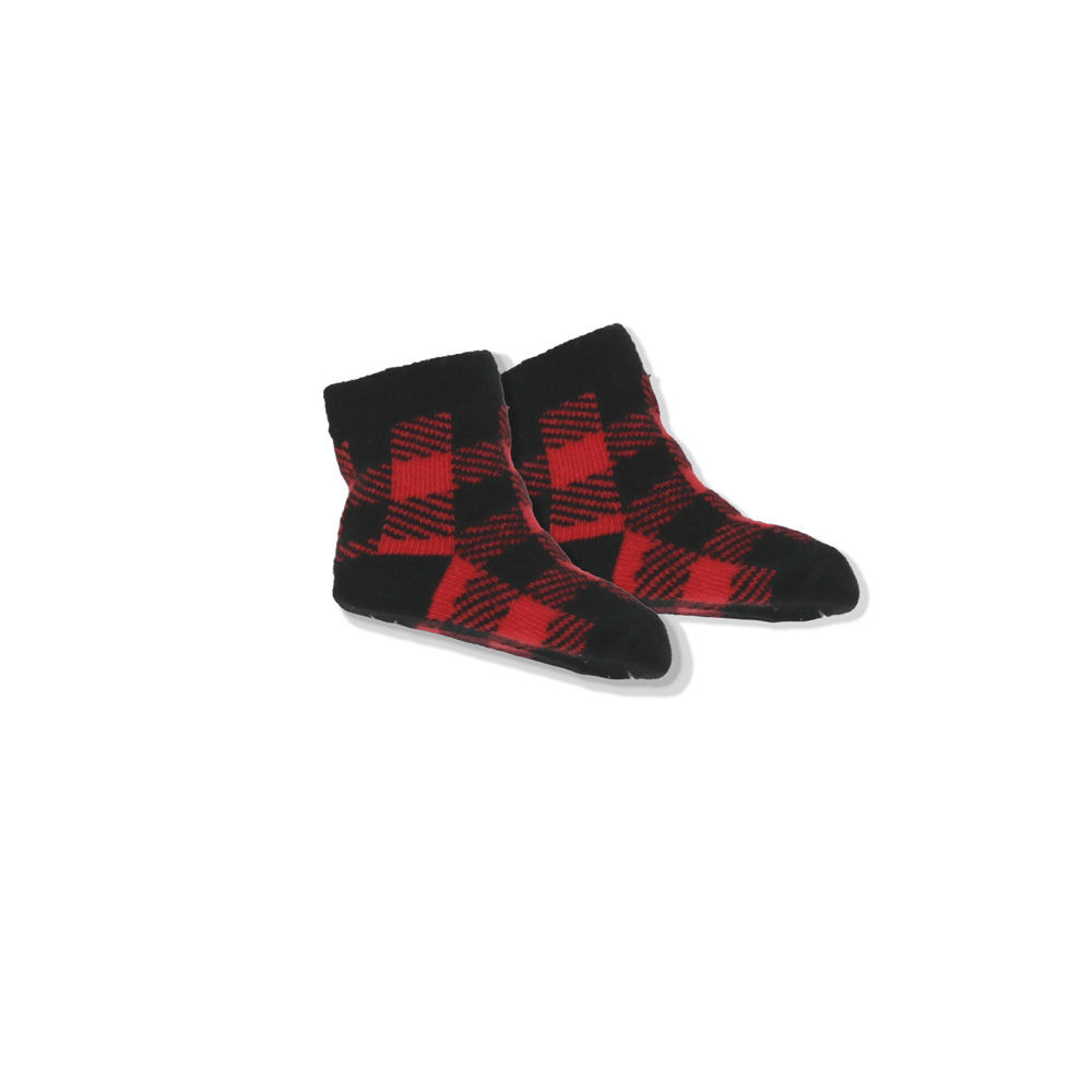 Red Buffalo Bear Bib And Sock Set