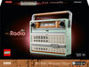 LEGO Icons Retro Radio Building Set for Adults - Home Decor for Bedroom and Living Room - 10334