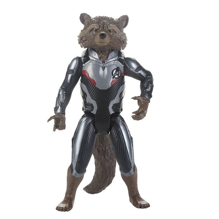 Marvel Avengers: Endgame Titan Hero Series Rocket Raccoon with Titan Hero Power FX Port