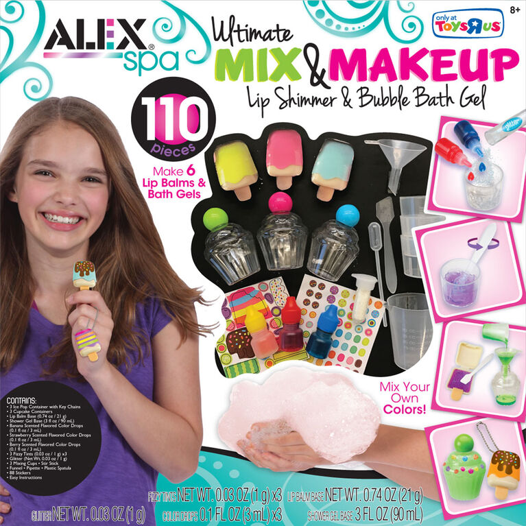 Alex Spa Ultimate Mix And Make Up Lip And Bath Toys R Us Canada