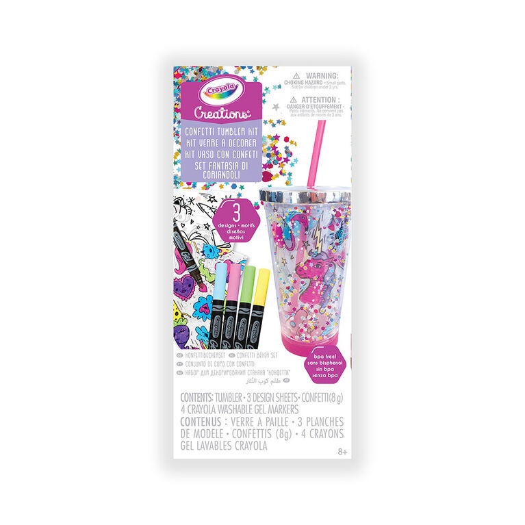 Crayola Creations Confetti Tumbler Kit