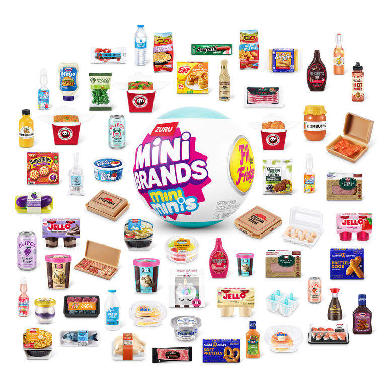 Mini Brands Fill the Fridge Mini Minis Série 1 Capsule de ZURU