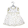 Rock a Bye Baby Muslin Cream Dress 3-6M
