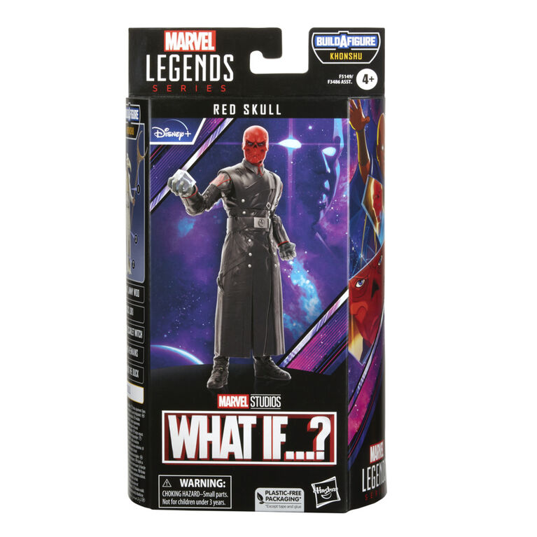 Marvel Legends Series MCU Disney Plus Red Skull What If Series Action Figure 6-inch Collectible Toy, 1 Accessory and 1 Build-A-Figure Part