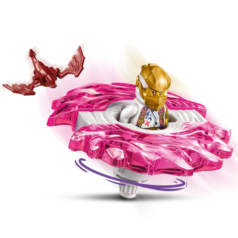 LEGO NINJAGO La toupie Spinjitzu du dragon de Sora, jouet d'action, cadeau ninja avec 2 figurines 71824