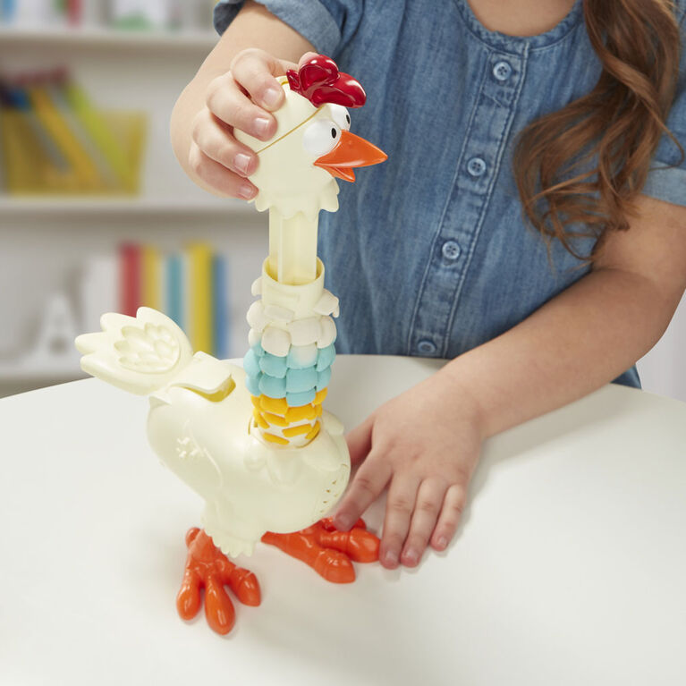 Play-Doh Animal Crew, Cluck-a-Dee Plumes en folie