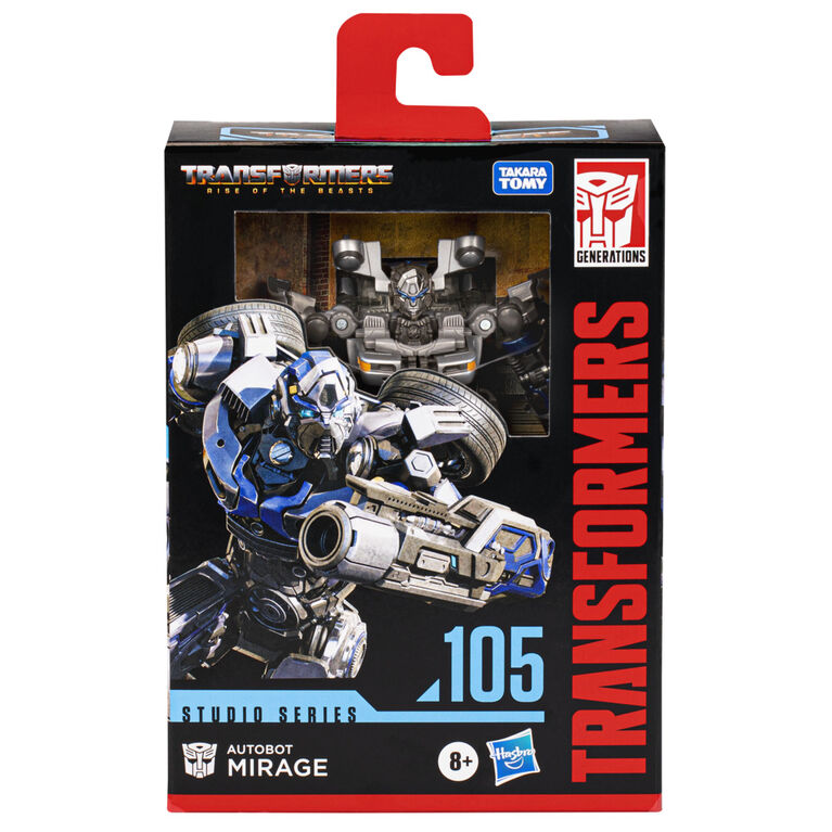 Transformers Studio Series Deluxe Transformers: Rise of the Beasts 105 Autobot Mirage 4.5 Inch Action Figure