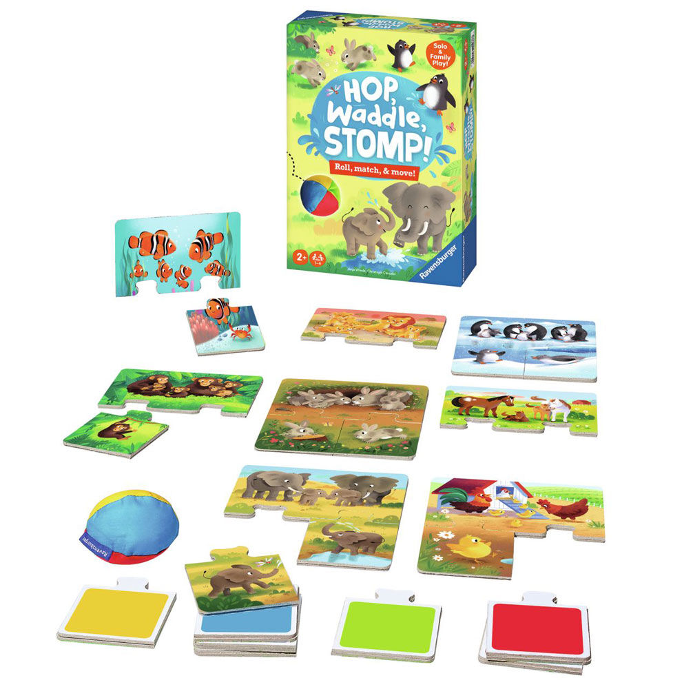 Hop, Waddle, Stomp! - An Active Animal Puzzle Game