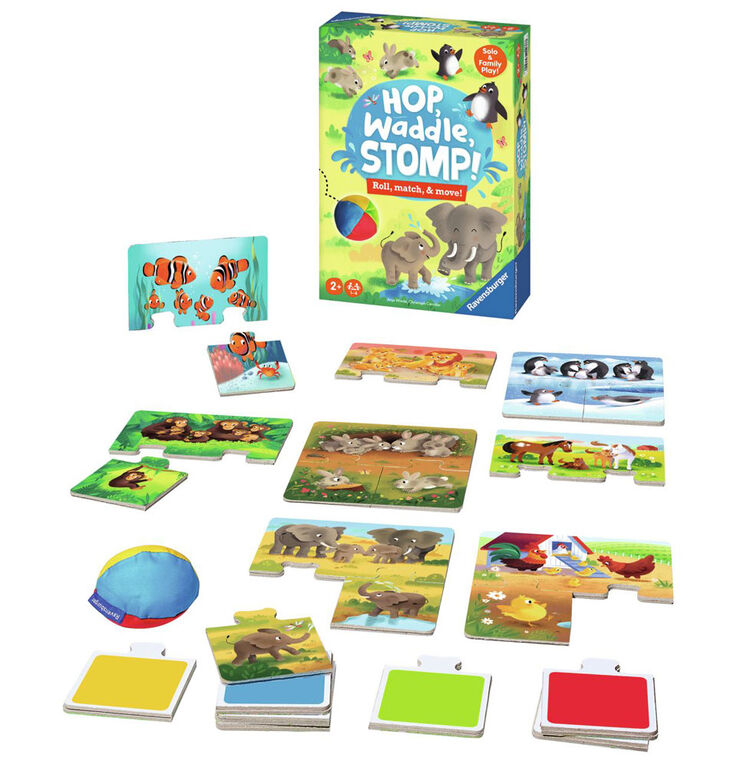 Saute, Dandine, Tape des pieds! - Un jeu de casse-tête animal actif Saute, Dandine, Tape des pieds! - Un jeu de casse-tête animal actif