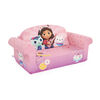 Marshmallow Furniture, Children's 2-in-1 Flip Open Foam Compressed Sofa, Gabby's Dollhouse