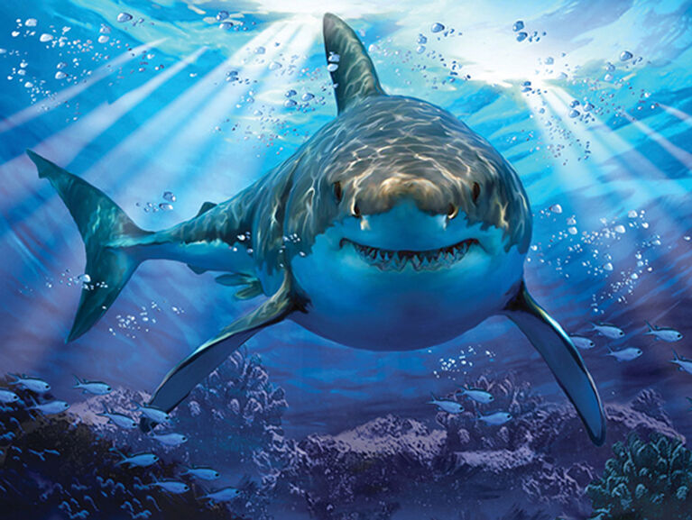 Howard Robinson - Great White Shark 500 pc Casse-tête Super 3D