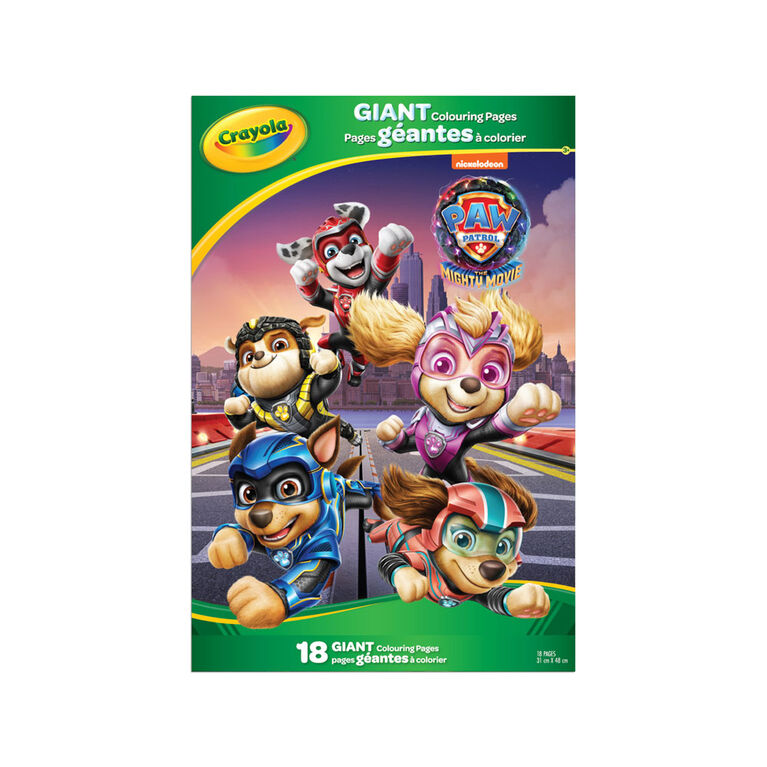 Pages à colorier géantes de Crayola, La Pat'Patrouille