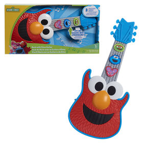 Joue du Rock avec la Guitare d'Elmo Sesame Street, Déguisement et Jeu en Faisant Semblant, Jouet Musical Préscolaire Sons et Lumières - Édition anglaise