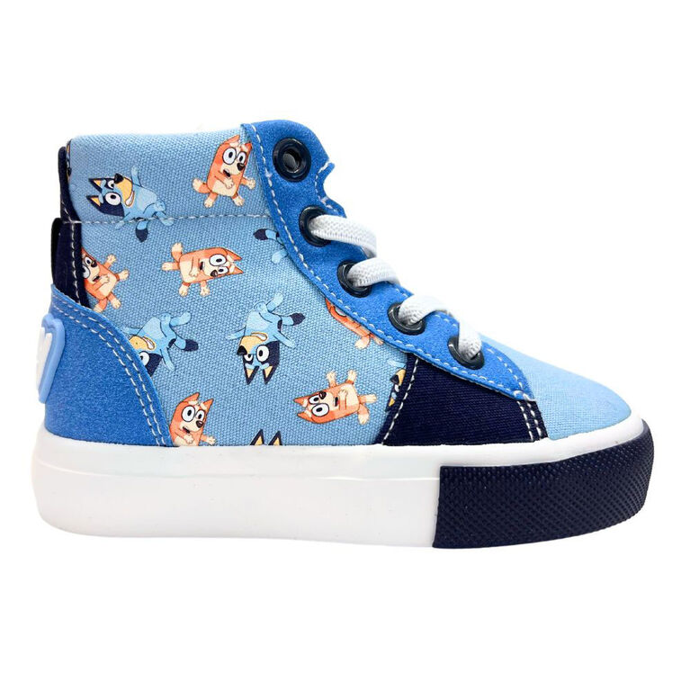 Bluey - sneaker montante pour tout-petit - bluey - bleu - 9