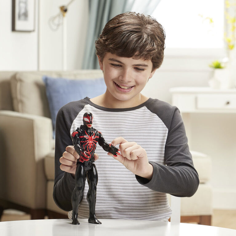 Spider-Man Maximum Venom Titan Hero - Figurine Miles Morales