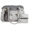 JJ Cole Satchel Baby Diaper Bag Grey Circle Stripe