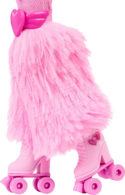 Dream Besties Barbie "Brooklyn" Roller Skating Fashion Doll with 9 Music & Video Themed Accessories