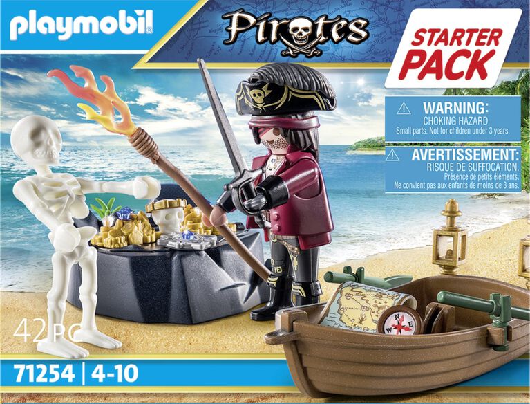 Playmobil - Starter Pack Pirate with Rowing Boat