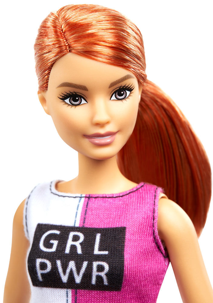 red hair barbie doll