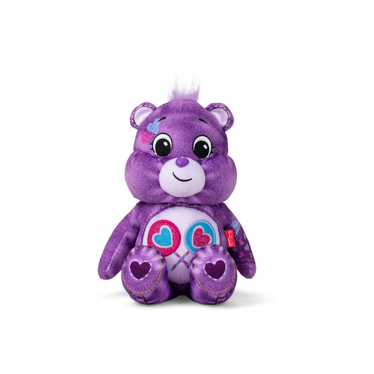 Care Bears Peluche en jean taille amusante (respectueux de l'environnement) - Share Bear - Notre exclusivité