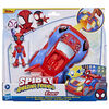 Marvel Spidey and His Amazing Friends Glow Tech Web-Crawler Vehicle, Preschool Toy with Lights, Sounds