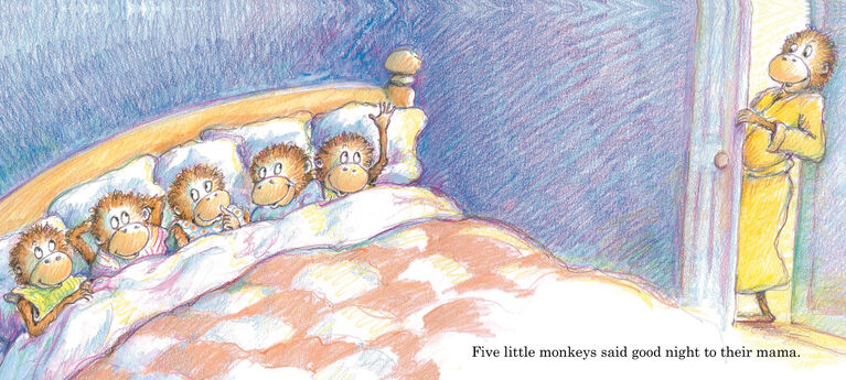 Five Little Monkeys Jumping on the Bed (Padded Board Book)