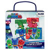 PJ Masks, Coffret de 4 puzzles de 48 pièces faciles à assembler, dessin animé Disney Junior, Catboy, Owlette, Gekko