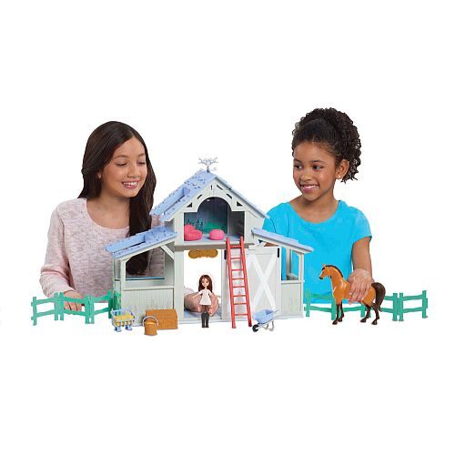 Spirit riding free barn set on sale
