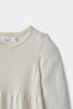 Long Sleeve Sweater Dress White 5-6Y
