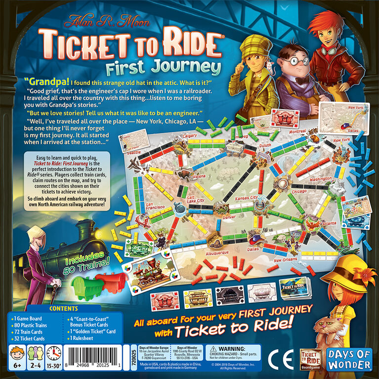 Days Of Wonders - Ticket To Ride - First Journey - English Edition