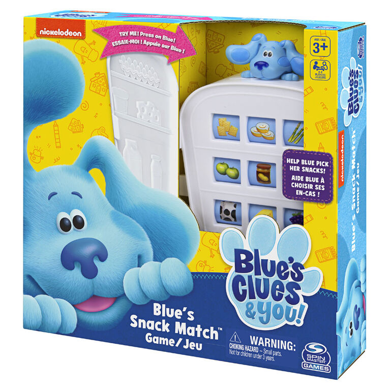 Nickelodeon Blue's Clues Snack Match Game, Matching Board Game