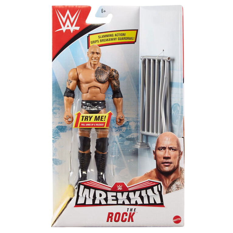 WWE Wrekkin The Rock Action Figure