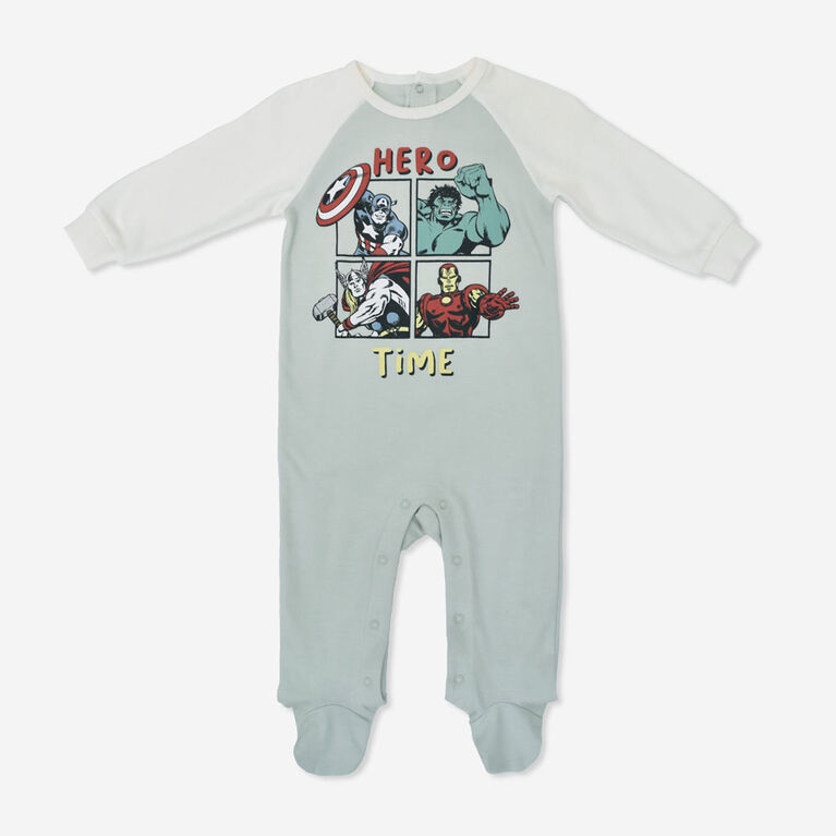 Avengers Sleeper Green 12/18M