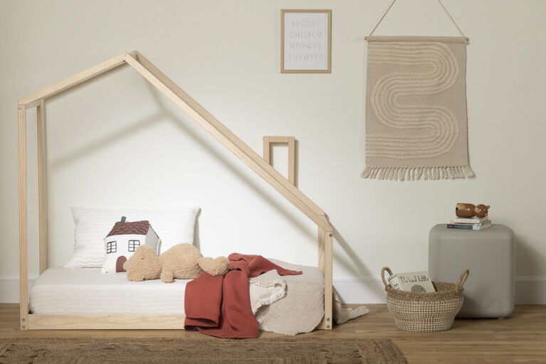 Sweedi Lit maison Bambin Naturel