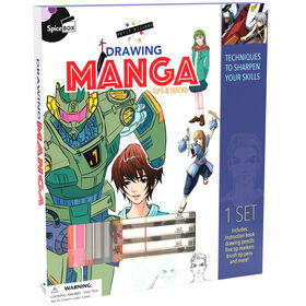 SpiceBox Trousses d'art pour enfants, Petit Picasso, Dessiner des mangas, Tranche d'âge - Édition anglaise
