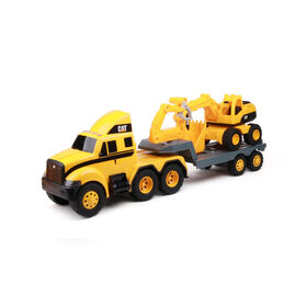 CAT Heavy Movers Flatbed with Excavator - R Exclusive